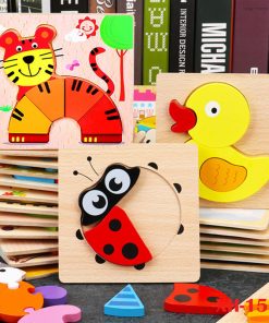 Bộ ghép hình 3D động vật và phương tiện XH-15