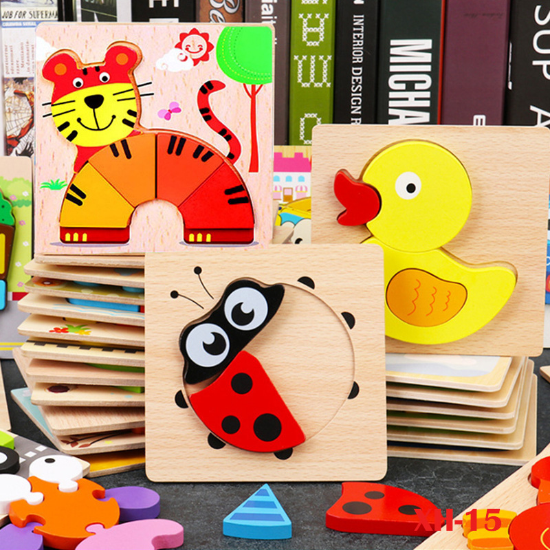 Bộ ghép hình 3D động vật và phương tiện XH-15