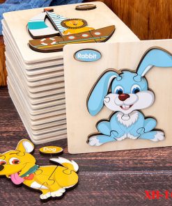 Bộ ghép hình 3D động vật và phương tiện XH-16