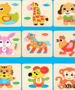 Bộ ghép hình 3D động vật và phương tiện XH-20