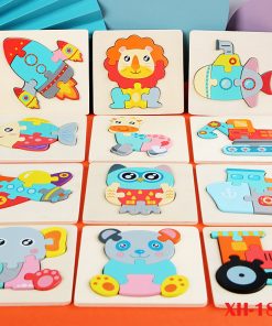 Bộ ghép hình 3D động vật và phương tiện XH-18